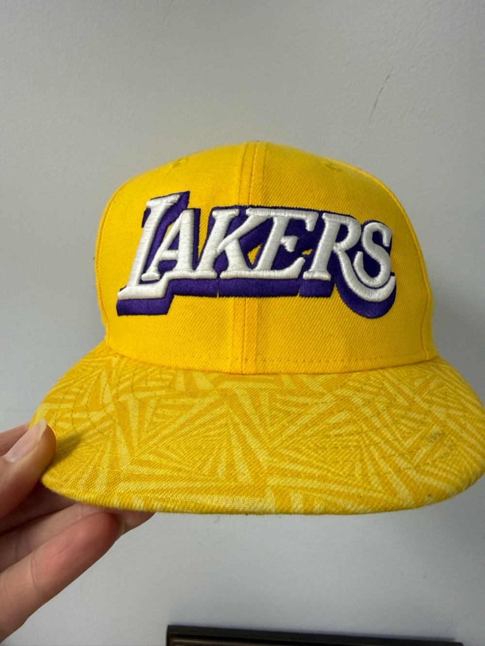 9fifty Lakers Yellow and Purple Snapback Hat